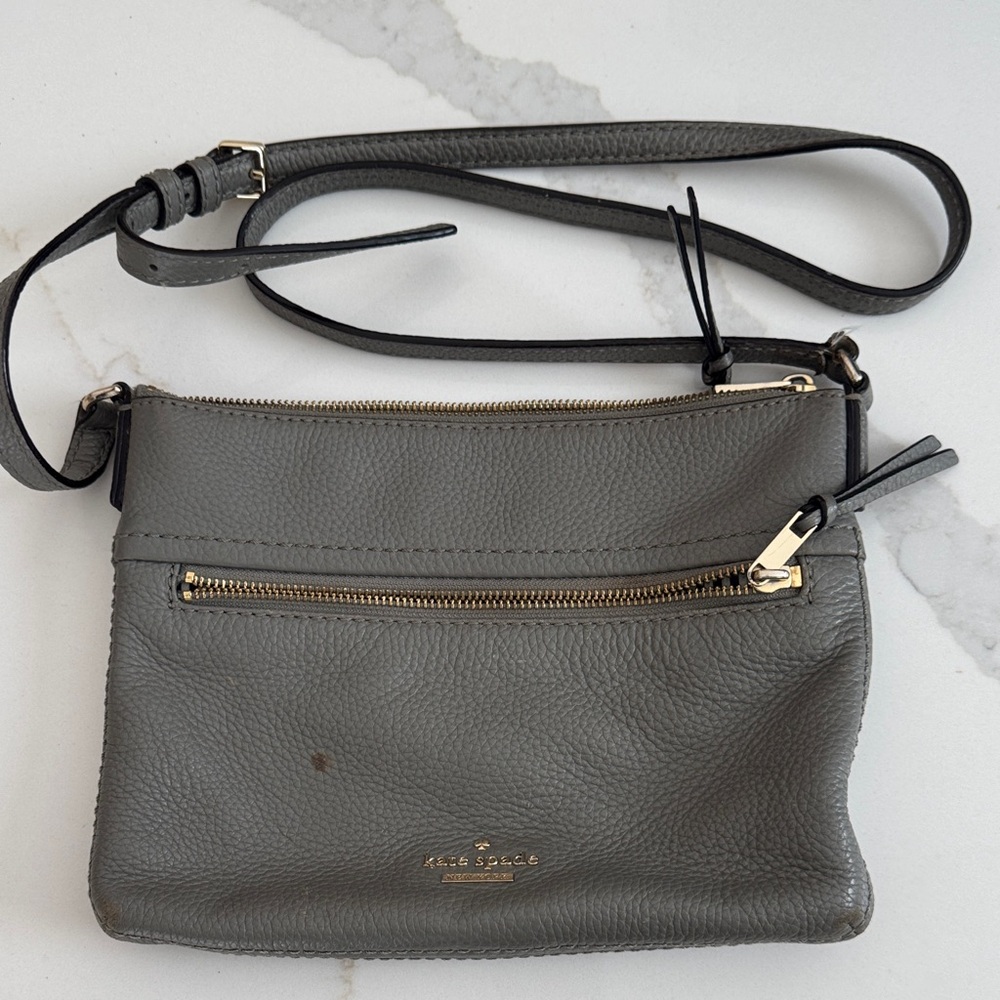 Kate Spade Gray Crossbody Bag